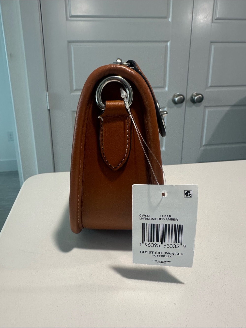 Coach Swinger Crystal Signature Jacquard FULL SIZE - Picture 3 of 12